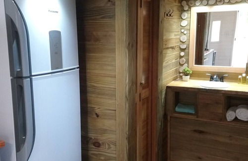 Praia Grande Cabine | Tiny House Morning Gloring - spectacular view