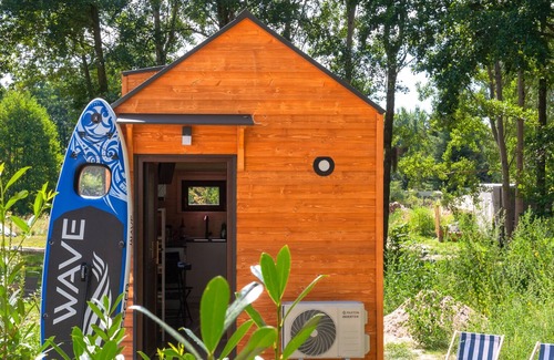Kloster Lehnin Station Balnéaire | Tiny House 'Number 2 Ernesto' with Lake View, Garden & Wi-Fi