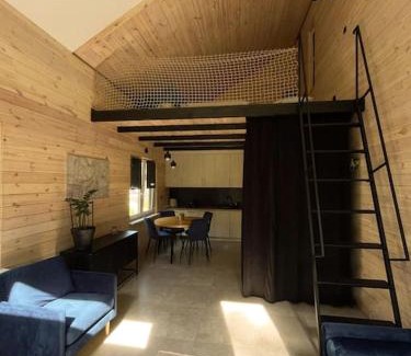 gmina Patnow Maison | Tiny House w lesie z balią ogrodową