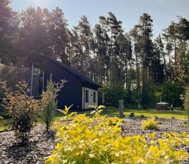 gmina Patnow Maison | Tiny House w lesie z balią ogrodową