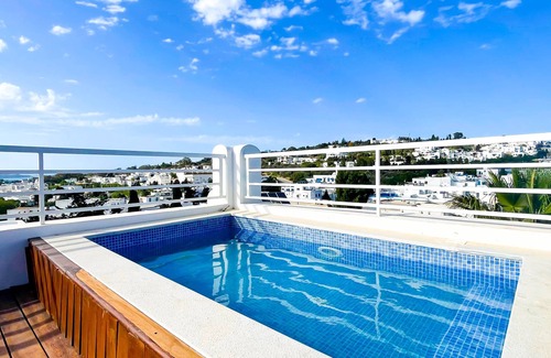 Sidi Bou Said Appartement | Panoramic View Enjoy a Jacuzzi in Sidi Bou Said