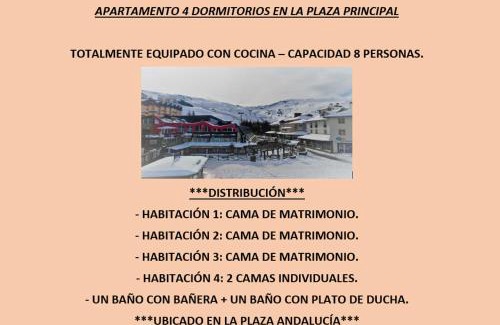 Pradollano Appartement | TODOSIERRANEVADA ZONA BAJA - APARTAMENTOS DE 4 DORMITORIOS - Junto a los Telecabinas
