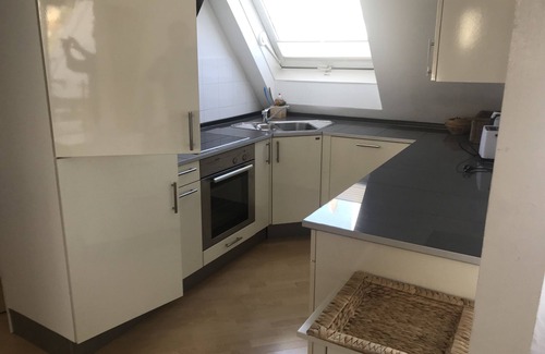 Reichenbach an der Fils Appartement | Top floor apartment over two floors with a quiet balcony and partial air conditioning