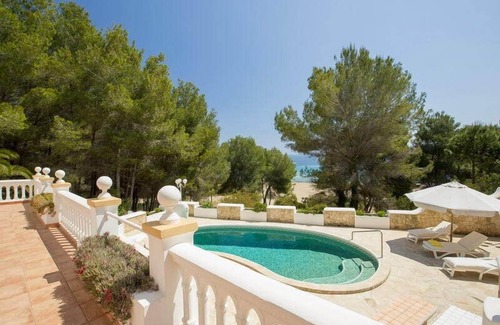 Santa Eulalia del Rio Maison | Top maison de vacances avec piscine directement 1. Ligne sur la plage - unique à Ibiza