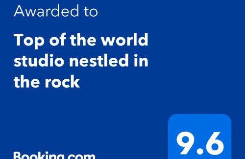 Queensberry Maison | Top of the world studio nestled in the rock