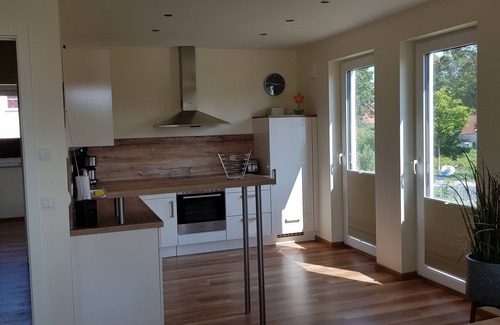 Altefaehr Appartement | Top appartement sur Rügen avec vue sur l'eau et de superbes vues sur Stralsund.