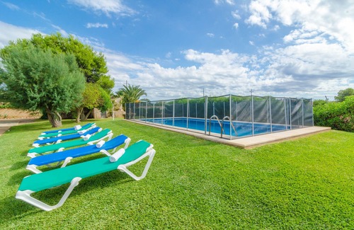 Campos Villa | TORRE MARINA (ALGA MARINA) - Villa with private pool in ses Covetes. Free Wifi.