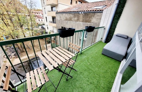 Patte d'Oie Appartement | Toulouse-St Cyprien - Parking-- Netflix