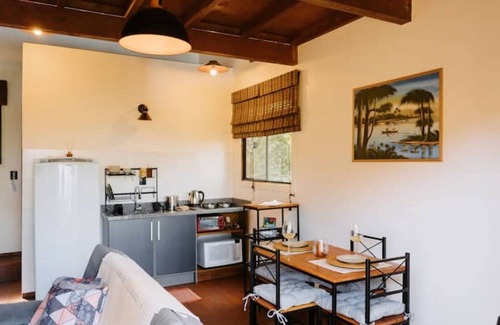 Garopaba Maison | Tourmaline studio, views of the sea, dunes and lagoon.