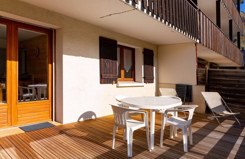 Le Grand-Bornand Appartement | Très belle terrasse face aux pistes pour cet appartement