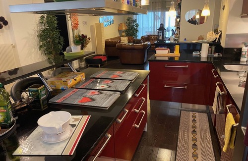 Roquebilliere Appartement | Idéal Ttes Commodités + Garage : Très Grand 2 pièces 2 couchages - Déco Moderne