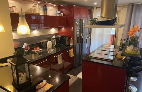 Roquebilliere Appartement | Idéal Ttes Commodités + Garage : Très Grand 2 pièces 2 couchages - Déco Moderne