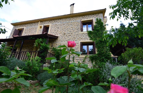 Ano Trikala Maison | Maison traditionnelle en pierre "Ilianthi"