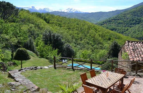 Prunet-et-Belpuig Maison | Cottage au calme. Piscine privée 10mx5m. 45min Ceret. 7 personnes (5 adultes)