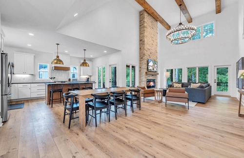 Moneta Maison | Tranquil Shores Estate, Luxury Lakefront Compound w/ Heated Salt Pool, Hot Tub, Dock!