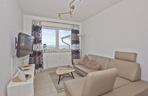 Gohren Appartement | traumhafter Meerblick, schicke Ferienwohnung mit Balkon - Villa Fernsicht FeWo 12