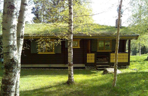 Gunnarskog Maison | Traumhaftes Blockhaus Nahe Fredros im Värmland, Schweden mit Boot am See