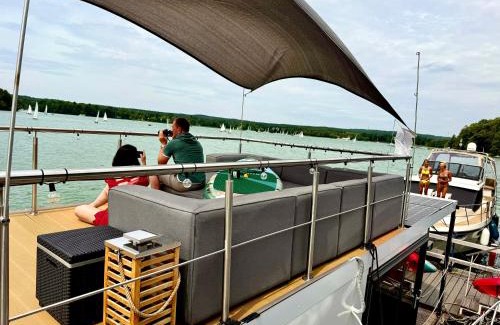 Bad Saarow Location De Bateaux | TraumZeitBoot Jutta - exklusiver Festlieger in perfekter Lage am Scharmützelsee Bad Saarow