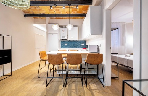 El Baix Guinardo Appartement | TRAV1-1 · 4h - Quatre Chambres Appartement, Couchages 6