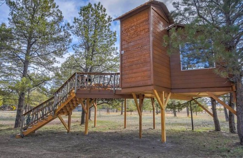 Larkspur Cabine | Treehouse Mountain Views Unique Ranch Experience