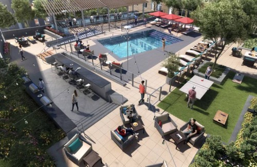 St. Elizabeth's Appartement | Trendy Brighton Studio w/ W/D, Gym, near T, Shops + Dining, by Blueground