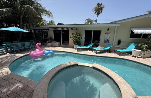 Deerfield Beach Maison | Maison de piscine chauffée Tropical Dream