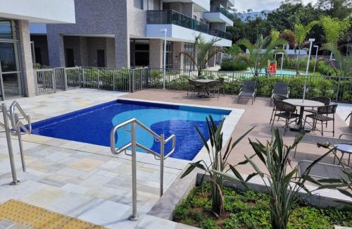 Vila Clais Appartement | Tulum Bertioga - lindo apto com vista para o mar.