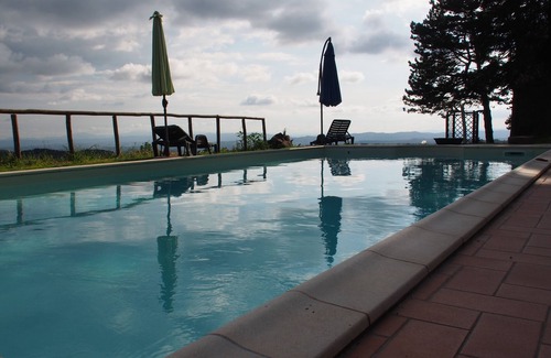 Gaiole in Chianti Appartement | Appartement toscan dans un endroit idyllique, panorama grandiose, piscine, WiFi