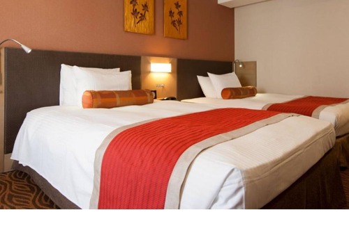 Hatchobori Maison | Twin room Smoking 27 sqm 140 cm wide bed x 2 | / Chuo-ku Tokyo