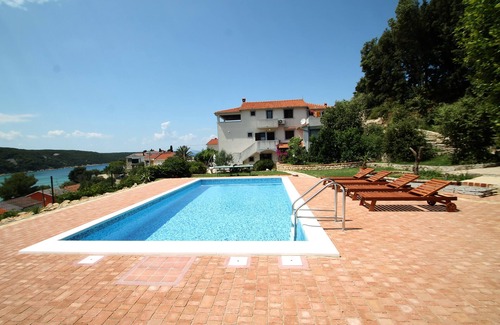 Kampor Appartement | Appartement de deux chambres avec la terrasse Kampor, Rab (A-15518-b)