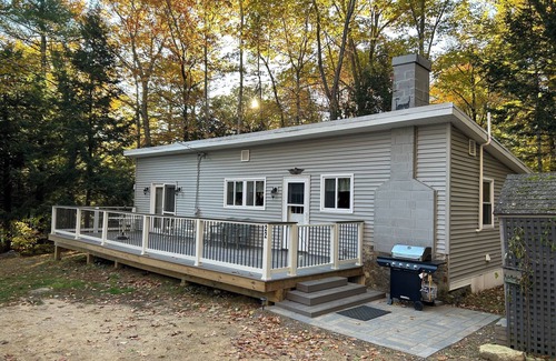 Northwood Cottage | Two bedroom cottage with views of Bow Lake, steps to beach and boat launch.