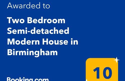 Smethwick Appartement | Two Bedroom Semi-detached Modern House in Birmingham