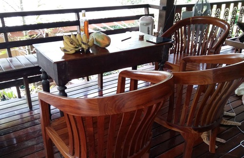 Laem Klat Maison | Deux cottages climatisés pratiques dans une ferme fruitière avec durian, mangoustan