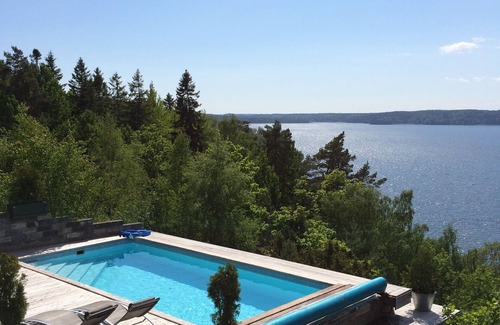 Grodinge Maison | Two House - Avec piscine et fantastique vue sur la mer