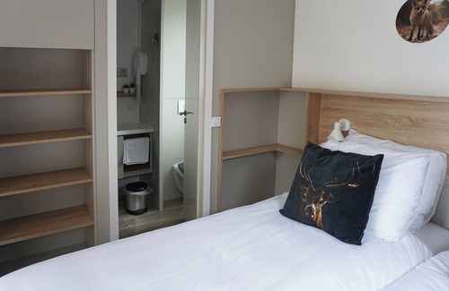Voorthuizen Station Balnéaire | two-person Hotel Lodge