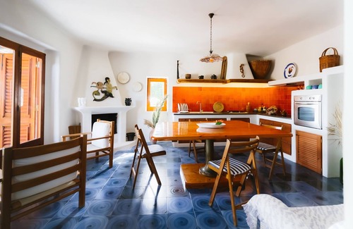 Lipari Villa | Villa éolienne typique avec vue sur Vulcano
