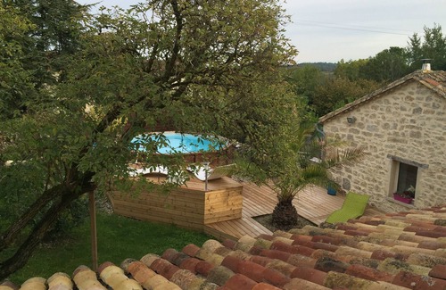 Sauzet Maison | MAISON TYPIQUE EN PIERRE 4 A 6 PERS PISCINE ET JACUZZI, PROCHE CAHORS ET MONTCUQ