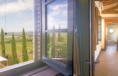 Cinigiano Appartement | Maison en pierre typique à la recherche de vignobles Banfi avec piscine et proche de la mer