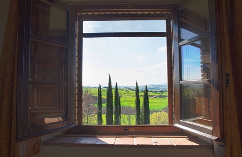 Cinigiano Appartement | Maison en pierre typique à la recherche de vignobles Banfi avec piscine et proche de la mer