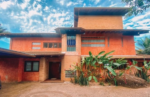 Tenorio Maison | Plage d'Ubatuba Tenório. Vue sur la mer Excellente famille Res avec piscine