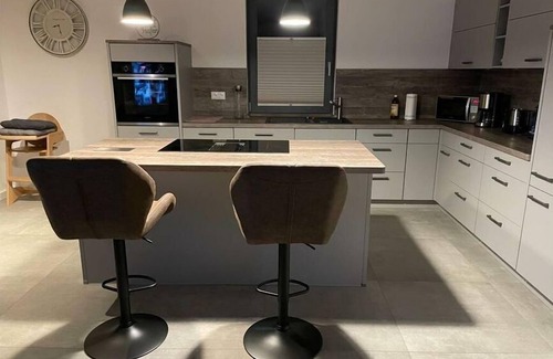 Dreschvitz Maison | Vue sur la grue Retraite moderne