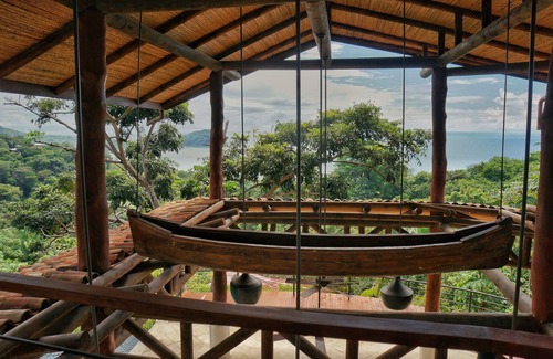 Manuel Antonio Villa | The Tree House, nouveau balinais contemporain, vue sur l'océan Pacifique Accueil