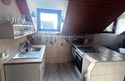 Zlin Maison | Unique attic with garden, library, bathtub, wifi & free parking