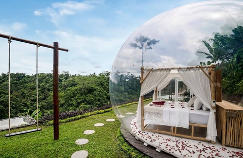 Tampaksiring Maison | Único Bubble Dome Ubud con piscina privada