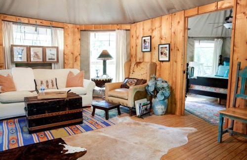 Dennis Autre | Unique Four-Person Luxury Tent with a Waterfall near Fort Worth, Texas