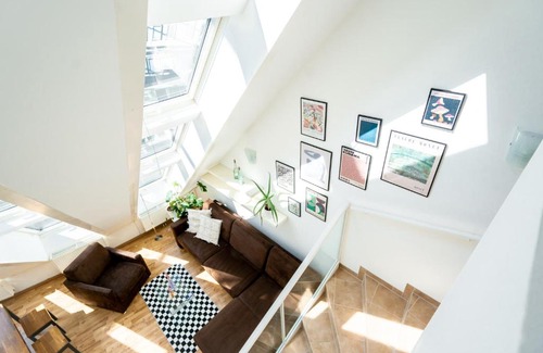 Erdberg Appartement | UNIQUE MAISONETTE APARTMENT GASOMETER 12th Floor