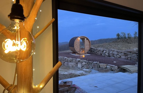 Grazac Appartement | Unusual in the heart of nature, Nordic bath, panoramic sauna