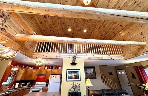 Union Dale Chalet De Ski | Détendez-vous et expirez, ce chalet en bois rond est fait pour vous