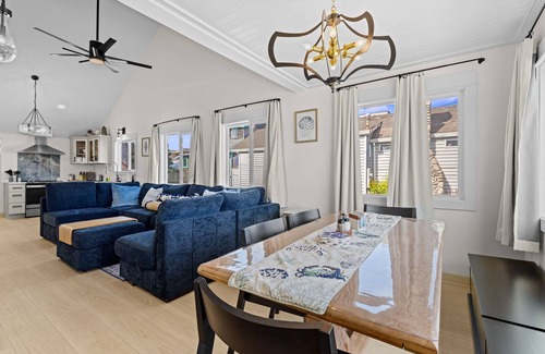 Seaside Maison | Updated Home One Block to the Promenade! Pet-Friendly with Guest House