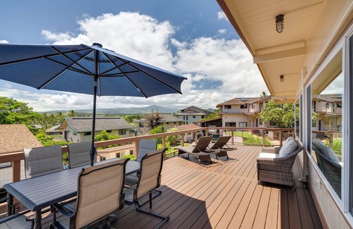 Poipu Cottage | Updated Poipu Home: Large Deck w/ Scenic View